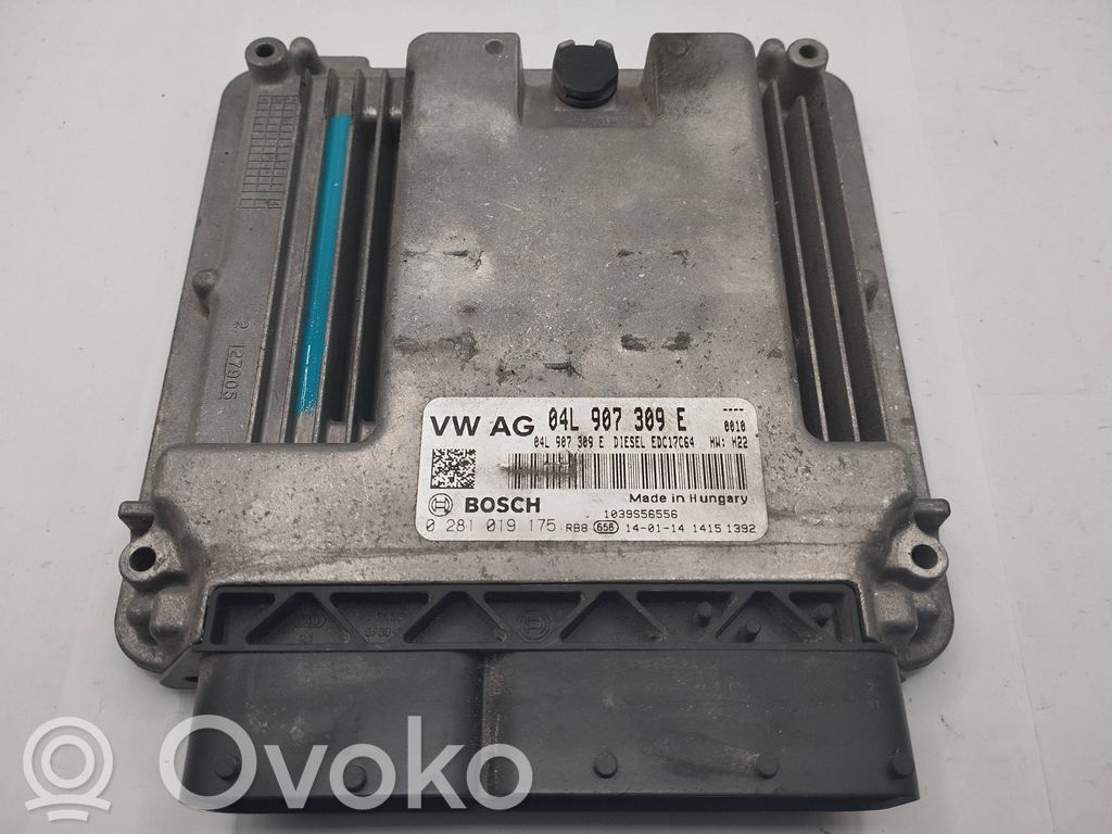 Engine control unit/module   04L907309E,0281019175