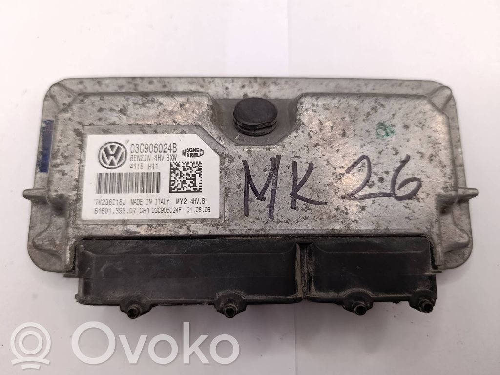 Volkswagen Polo IV 9N3 Centralina/modulo del motore 