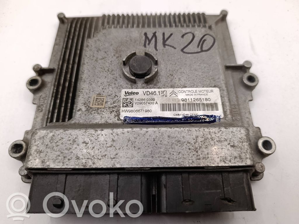 Peugeot 308 Engine ECU kit and lock set 
