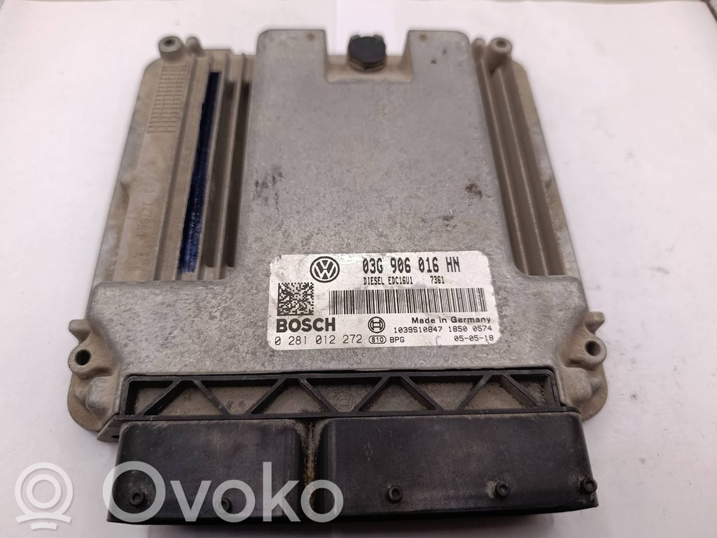 Engine control unit/module   03G906016HN,1039S10847,0281012272