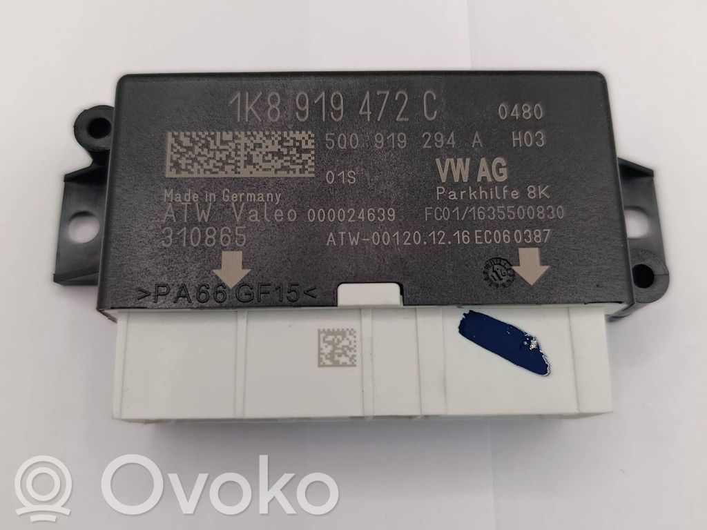 Volkswagen Sharan Unité de commande, module PDC aide au stationnement 
