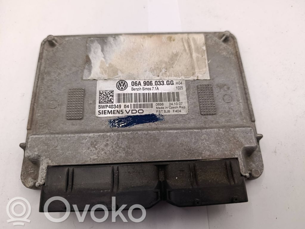 Engine control unit/module   06A906033GG,5WP40349