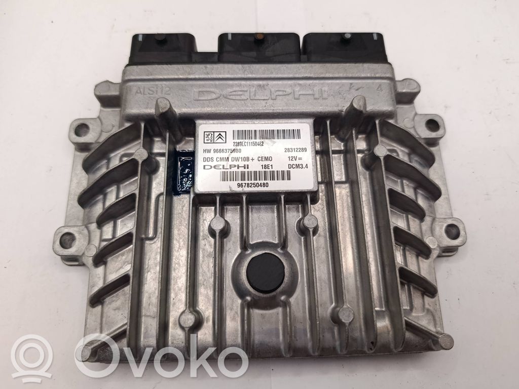 Peugeot 508 Engine control unit/module 
