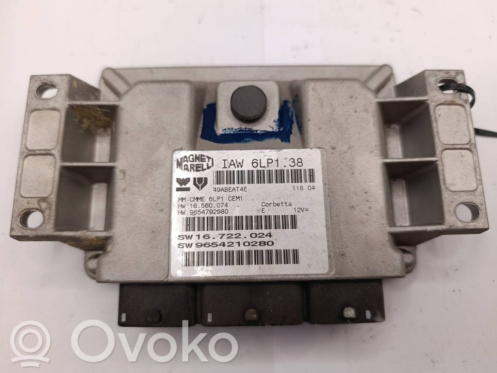 Engine control unit/module   9654792980,9654210280,16722024