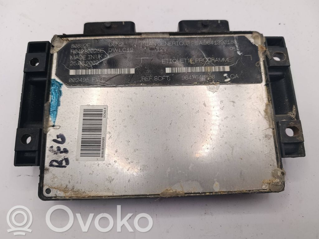 Citroen Berlingo Engine control unit/module 