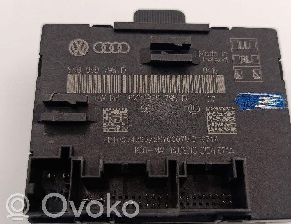 Alte unități/module de control   8X0959795D