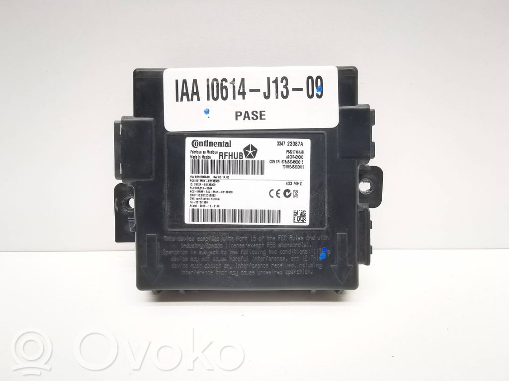 Dodge Durango Keyless (KESSY) go control unit/module 