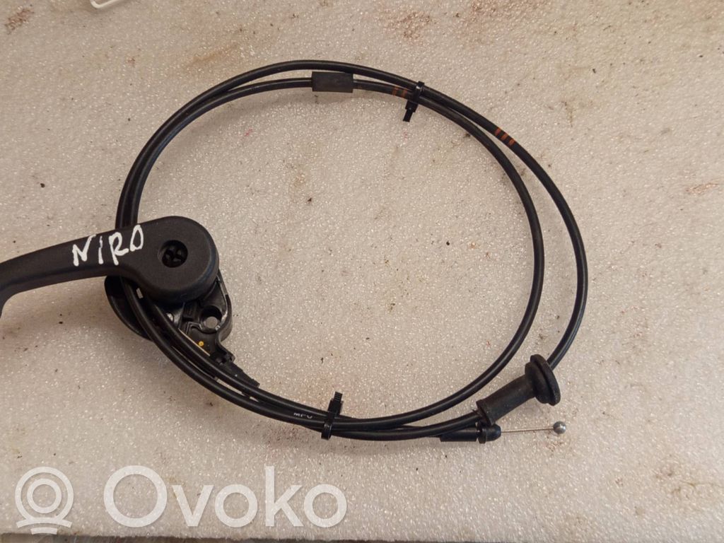 Engine bonnet/hood lock release cable
