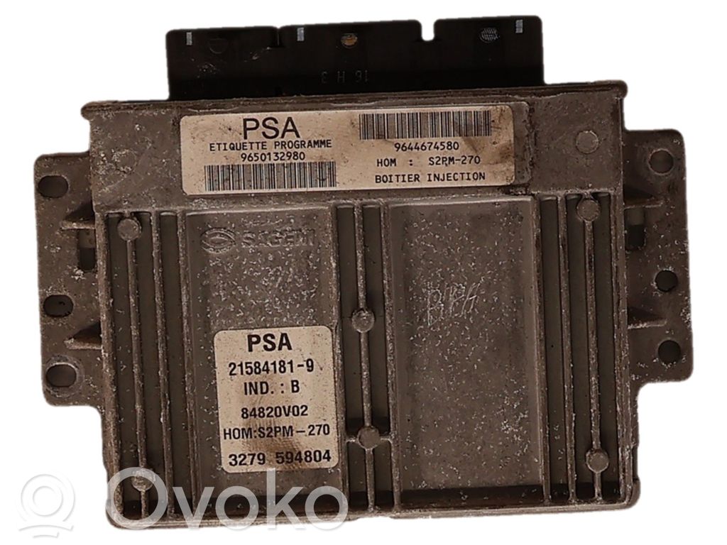 Citroen Xsara Picasso Engine control unit/module 