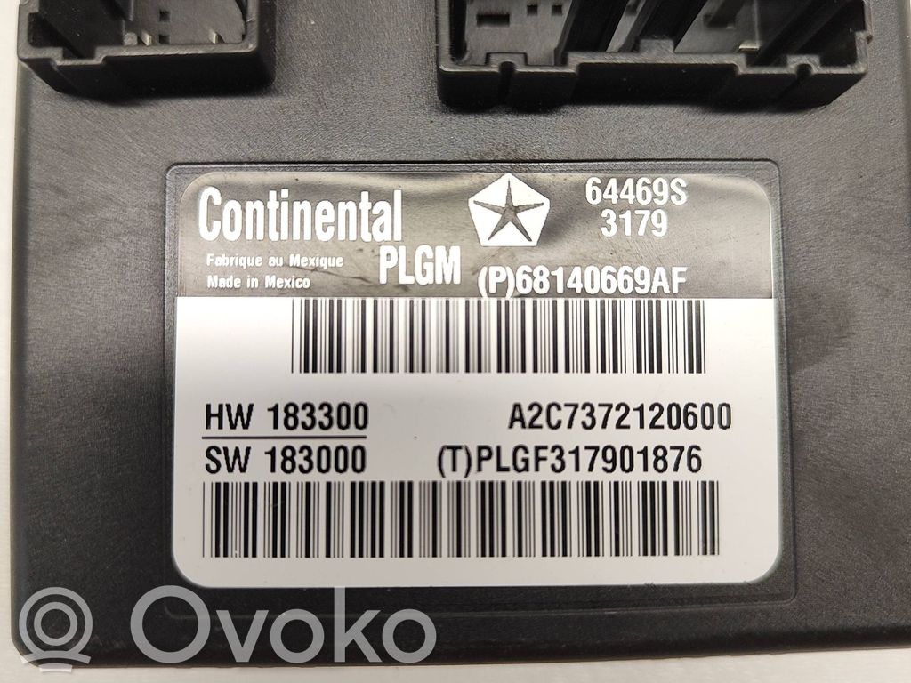 Tailgate/trunk control unit/module   68140669AF,183300,PLGF317901876,A2C7372120600