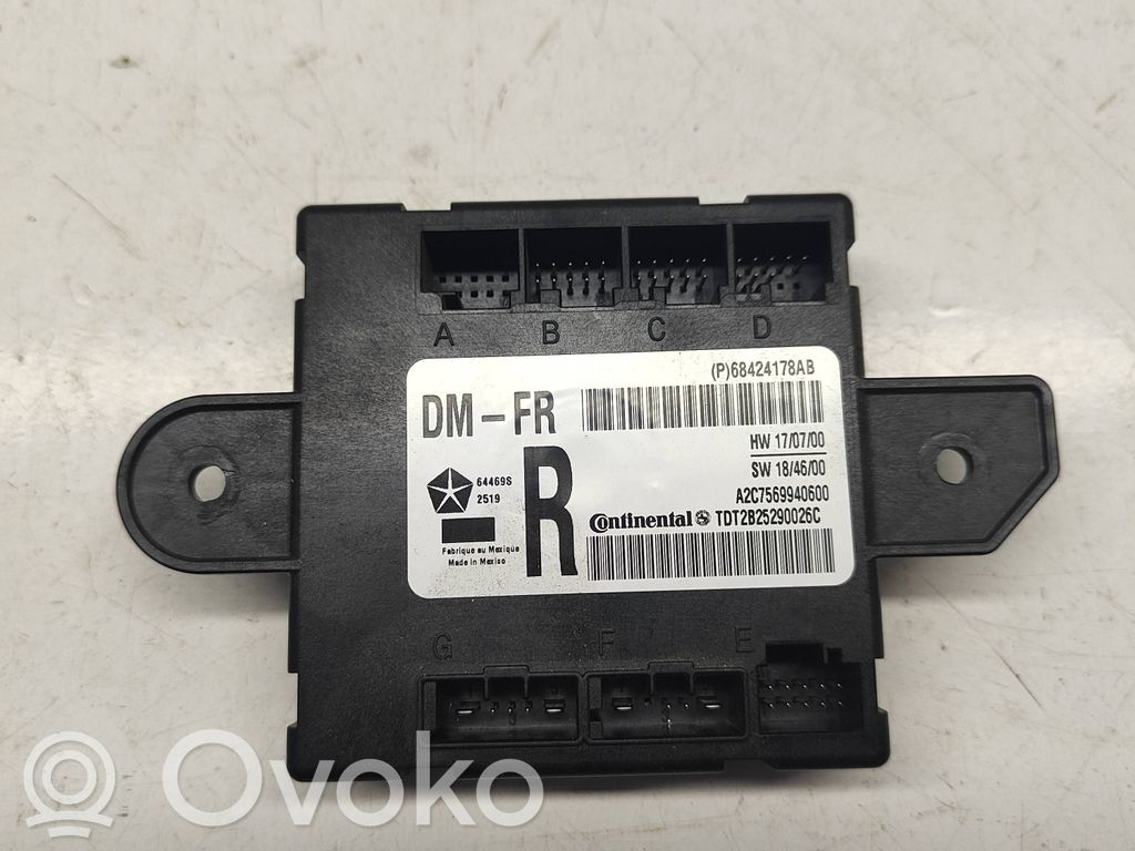 Door control unit/module   68424178AB,TD2B25290026C,A2C7569940600