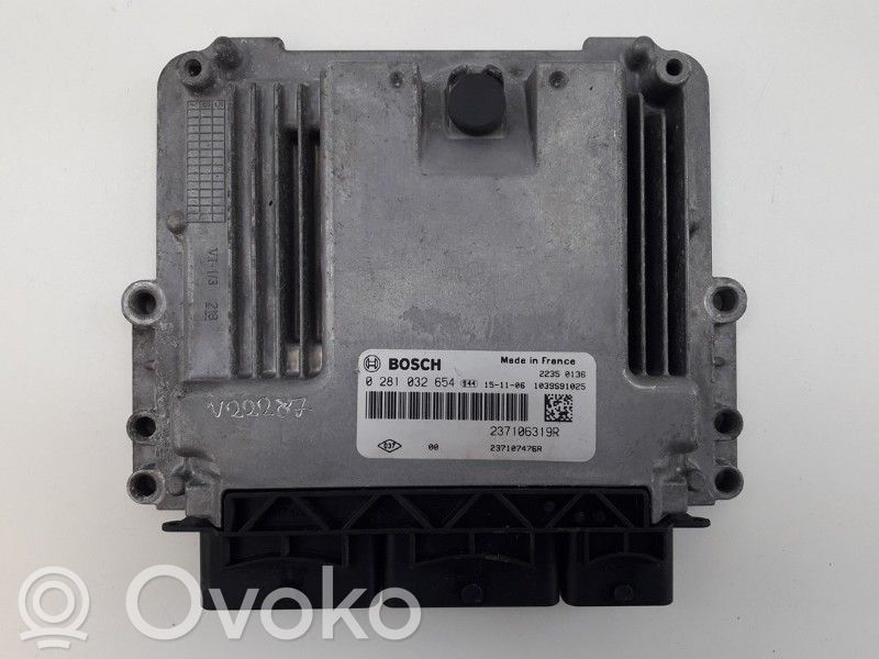 Unité de commande / module d'injection   237106319R,0281032654,0281032654,237106319R