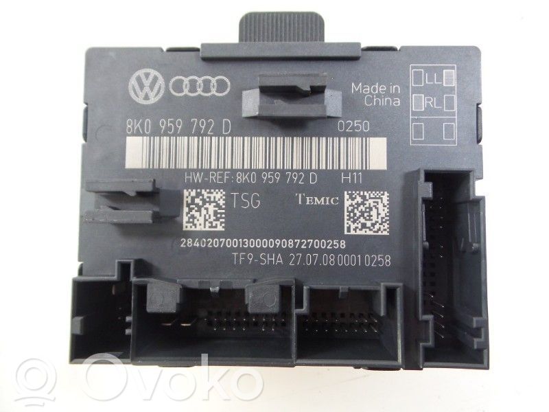 Autres unités de commande / modules   8K0959792D,8K0959792D