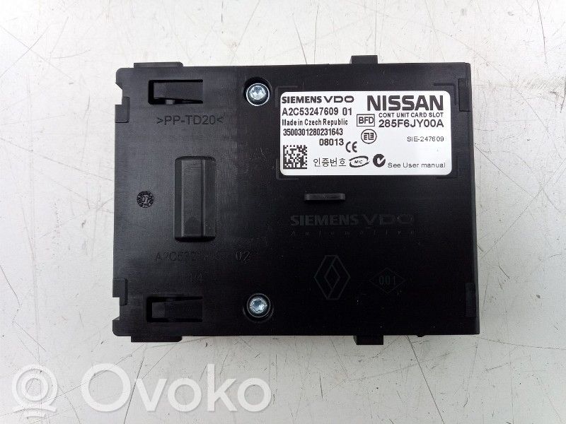 Ignition key card reader   285F6JY00A,285F6JY00A