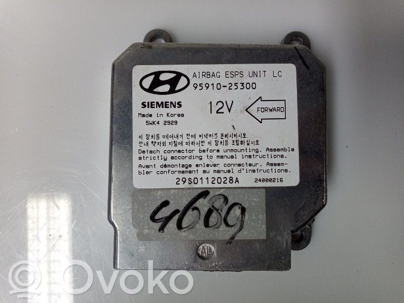 Hyundai Accent Unidad de control/módulo del Airbag 
