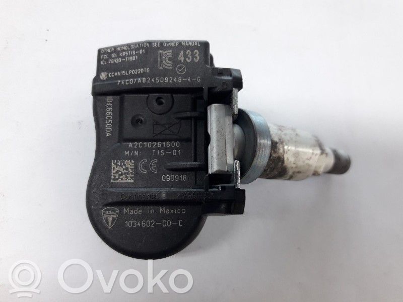 Tesla Model X Sensor de presión del neumático 