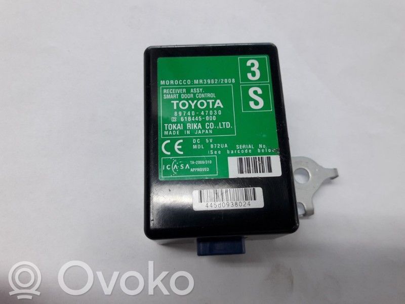 Toyota Prius (XW30) Centralina/modulo chiusura centralizzata portiere 