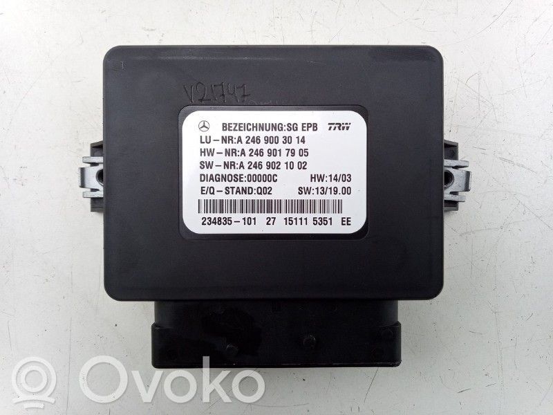 Mercedes-Benz B W246 W242 Modulo di controllo del freno a mano