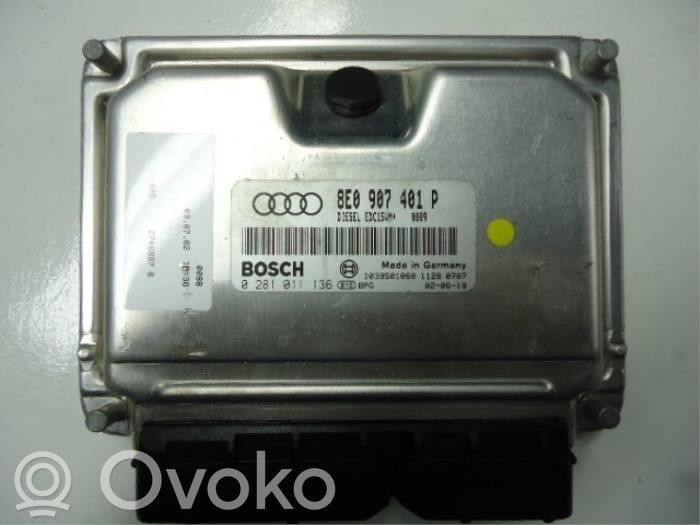 Audi A4 S4 B6 8E 8H Centralina/modulo impianto di iniezione 