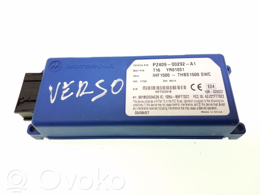 Toyota Corolla Verso E121 Other control units/modules 