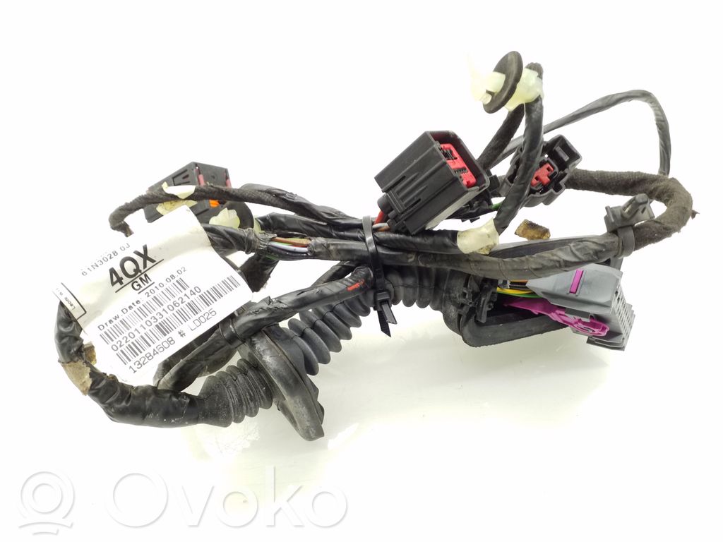 Opel Astra J Cableado de puerta trasera 