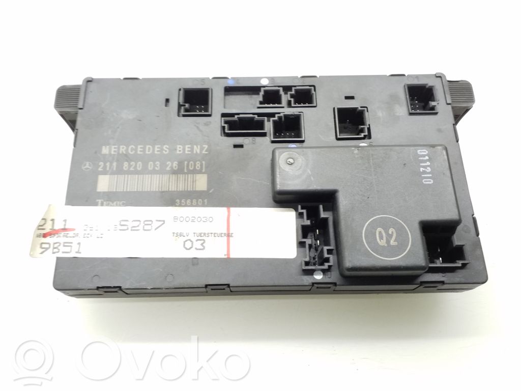 Mercedes-Benz E W211 Door control unit/module 