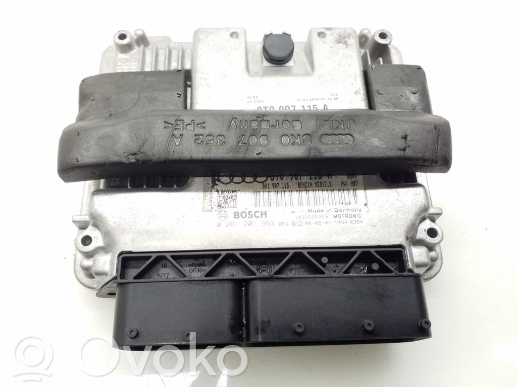 Engine control unit/module   8T0907115A,0261201963