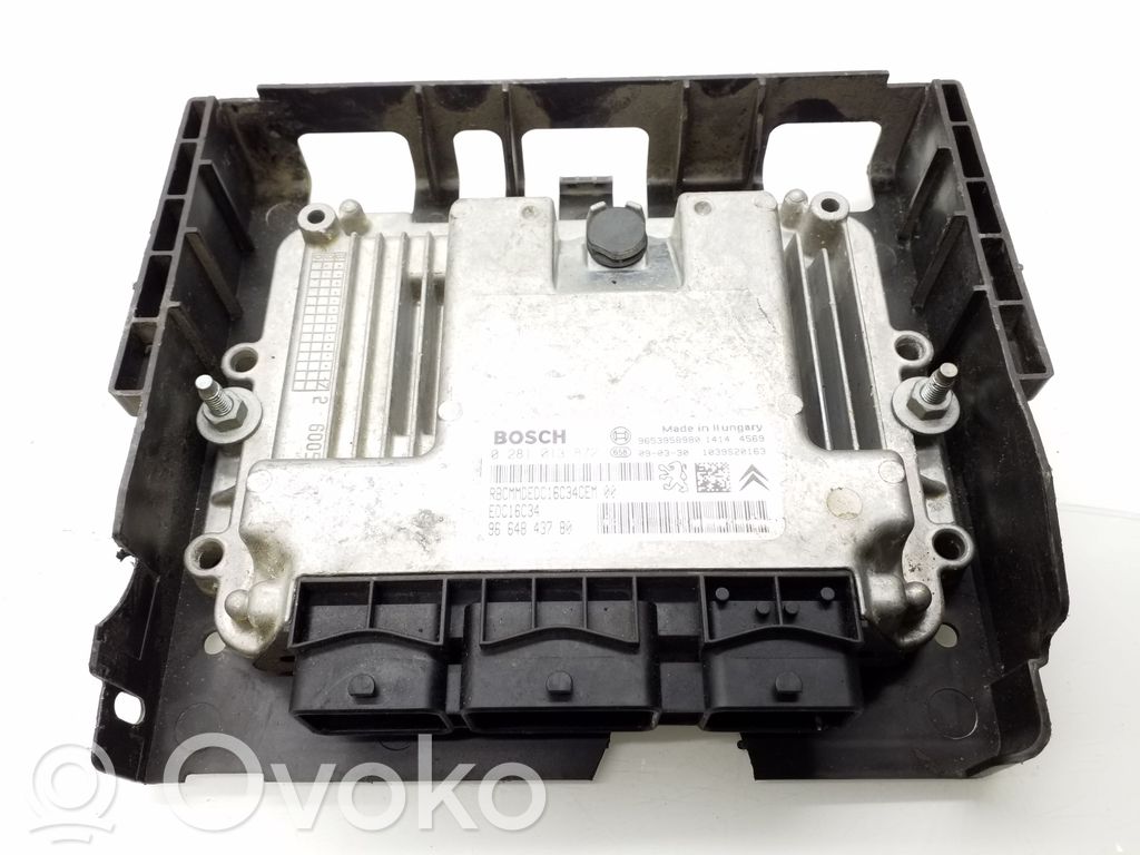 Engine control unit/module   9664843780,0281013872