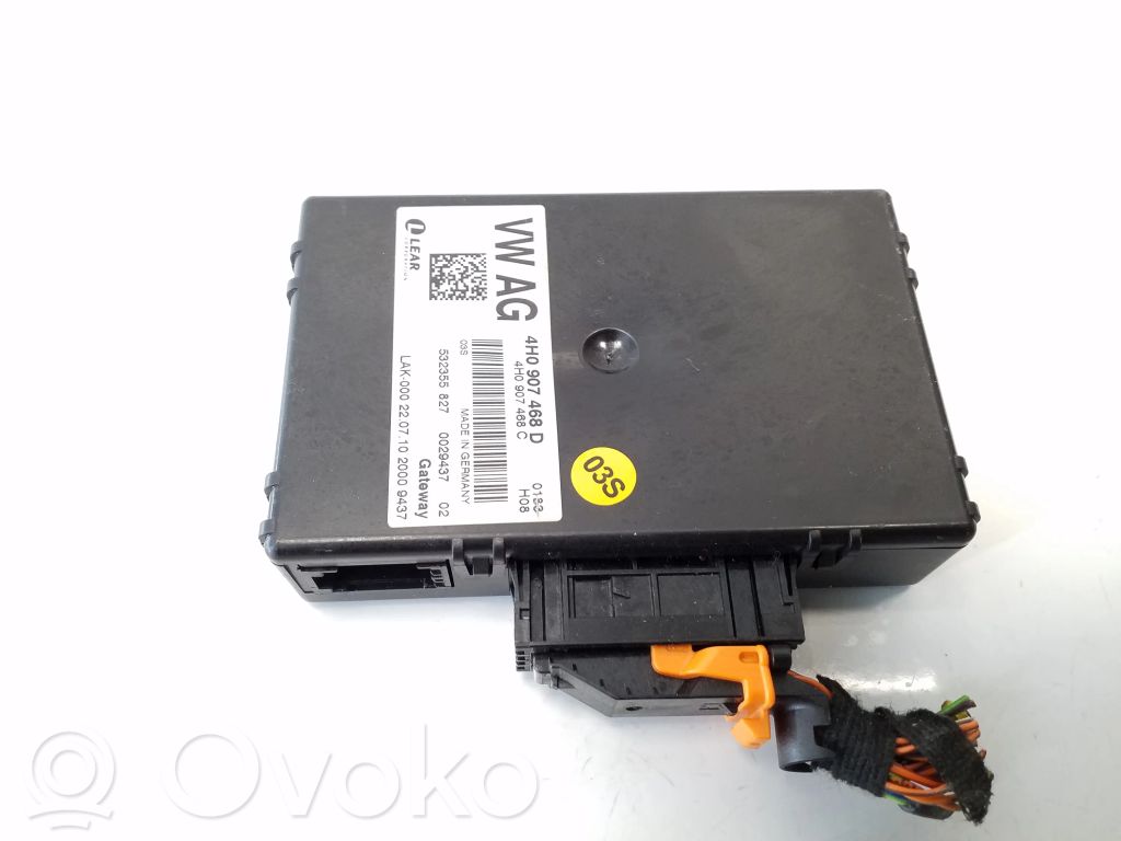 Audi A8 S8 D4 4H Gateway control module 