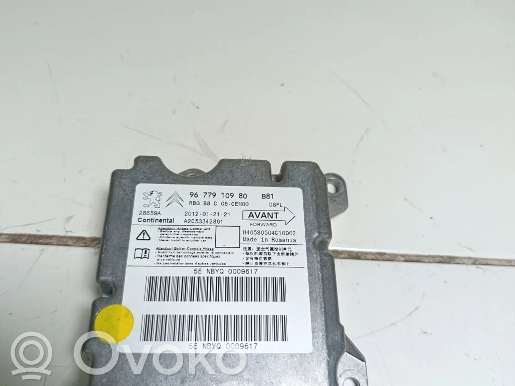 Citroen DS5 Airbag control unit/module 