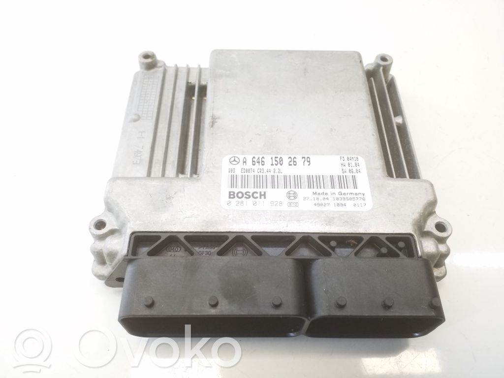 Engine control unit/module   A6461502679,0281011928