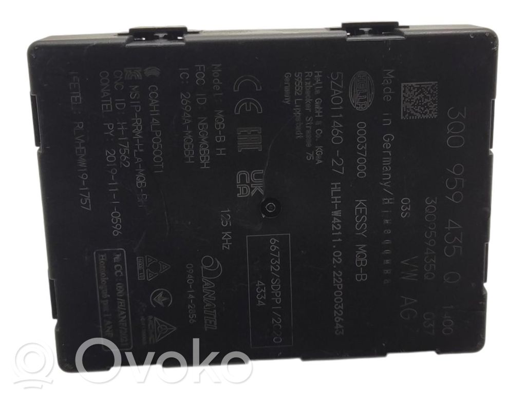 Skoda Fabia Mk4 (6VA) Keyless system antenna 