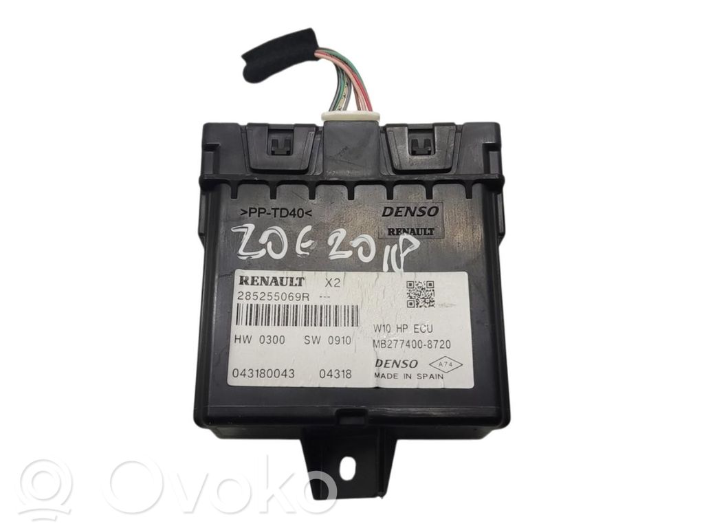 Renault Zoe Air conditioner control unit module 