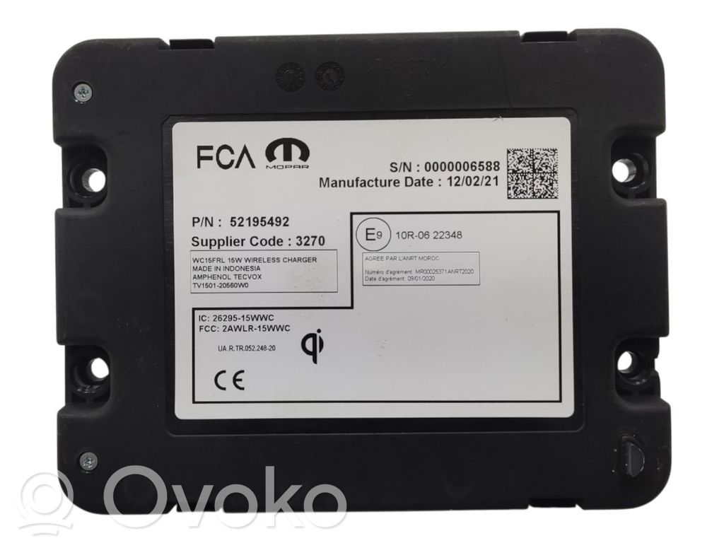 Jeep Compass Wireless charging module 