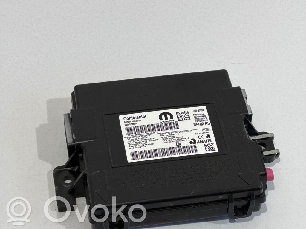 Chrysler Pacifica Keyless (KESSY) go control unit/module 