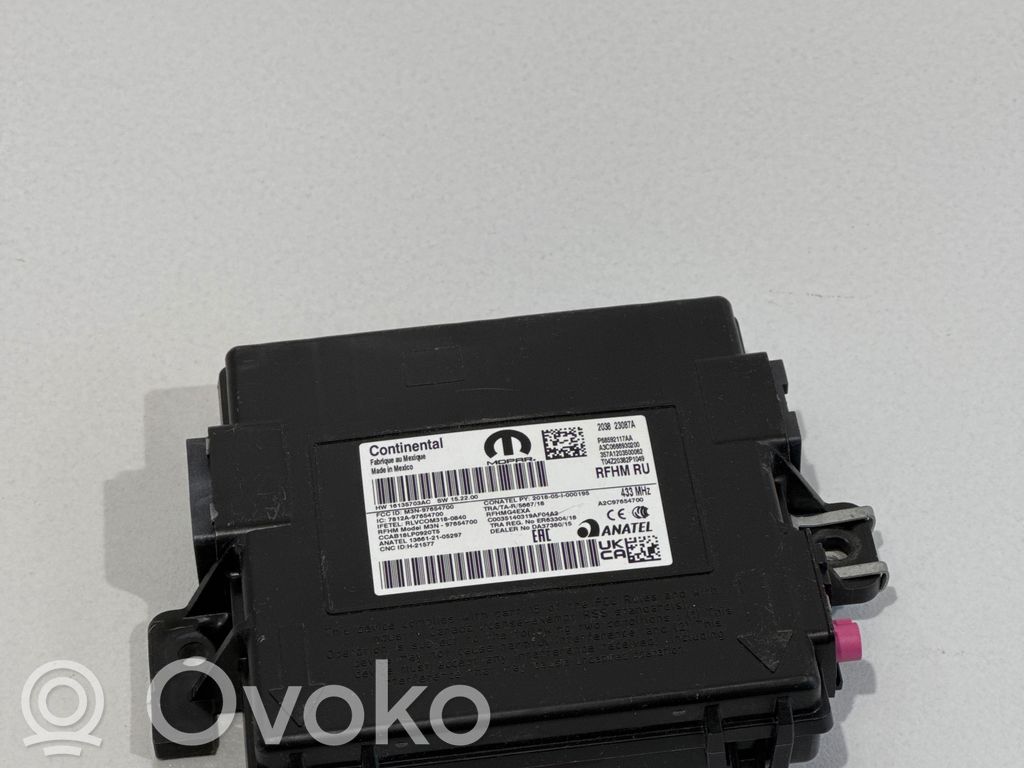 Chrysler Pacifica Keyless (KESSY) go control unit/module 