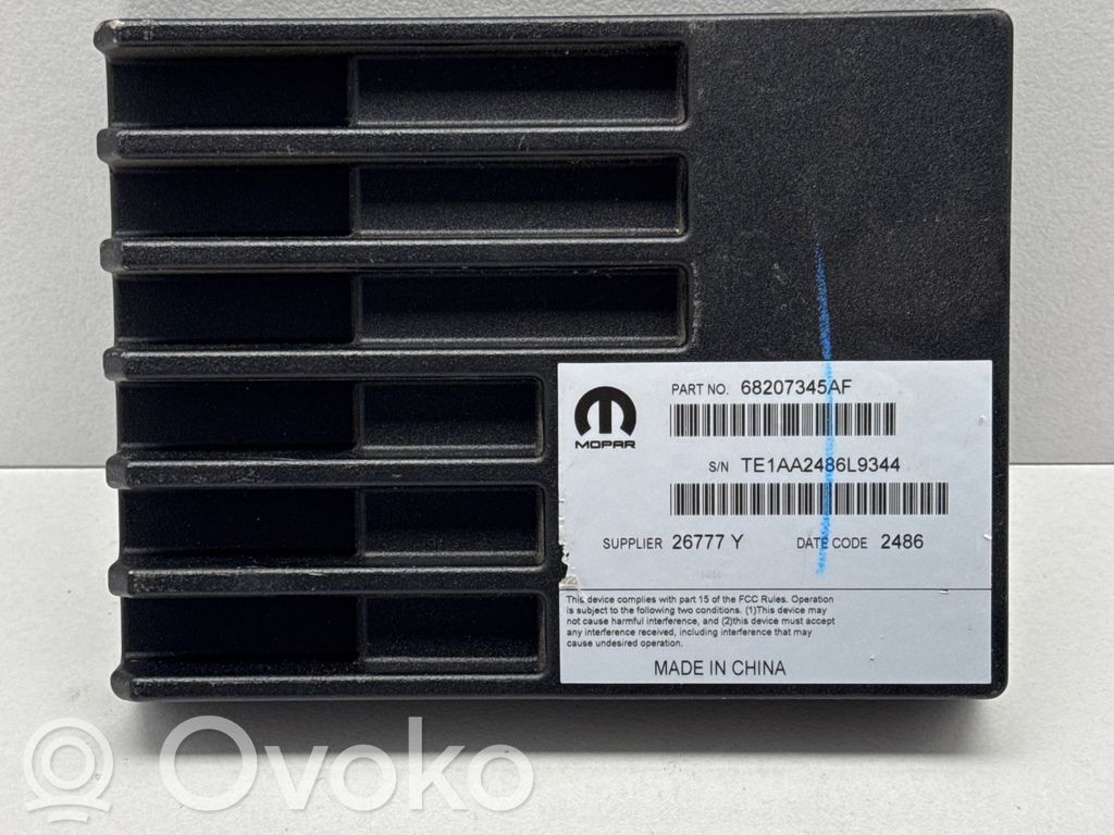 Chrysler Pacifica Sound amplifier 