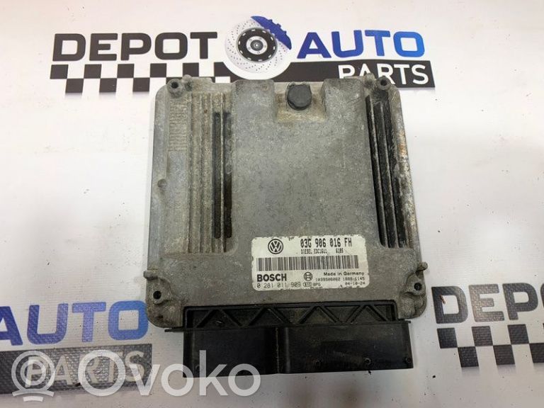 Engine control unit/module ECU   03G906016JD,0281011909,BKD