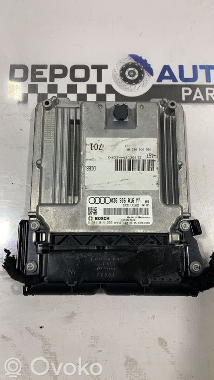 Audi A6 Allroad C6 Unité de commande, module ECU de moteur 