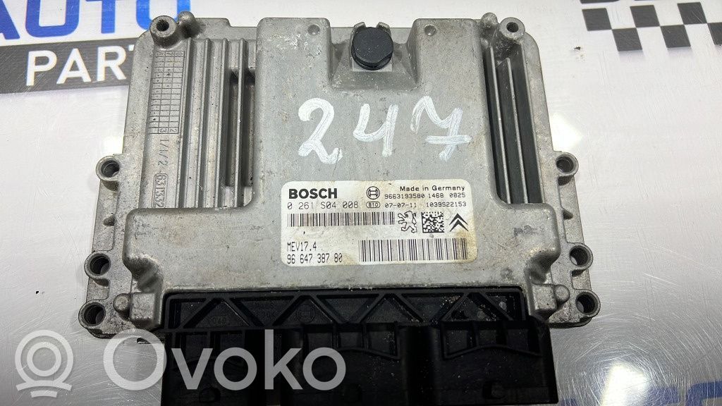Engine control unit/module ECU   9664738780,5FW