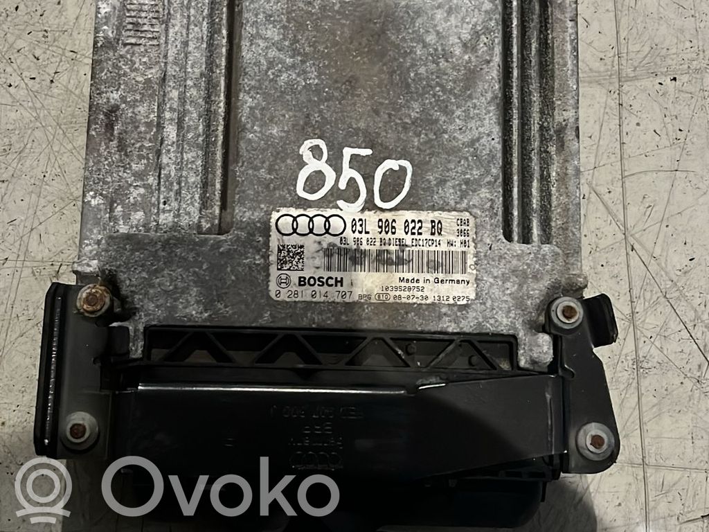 Audi A3 S3 A3 Sportback 8P Engine control unit/module ECU 