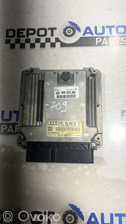 Engine control unit/module ECU   03L906022MK,0281015583,CAGA