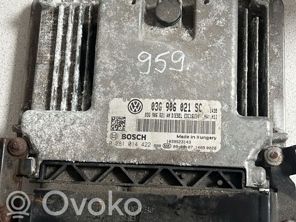 Engine control unit/module ECU   03G906021SC,BXE