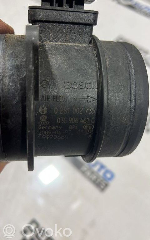 Volkswagen PASSAT B6 Oro srauto matuoklis 