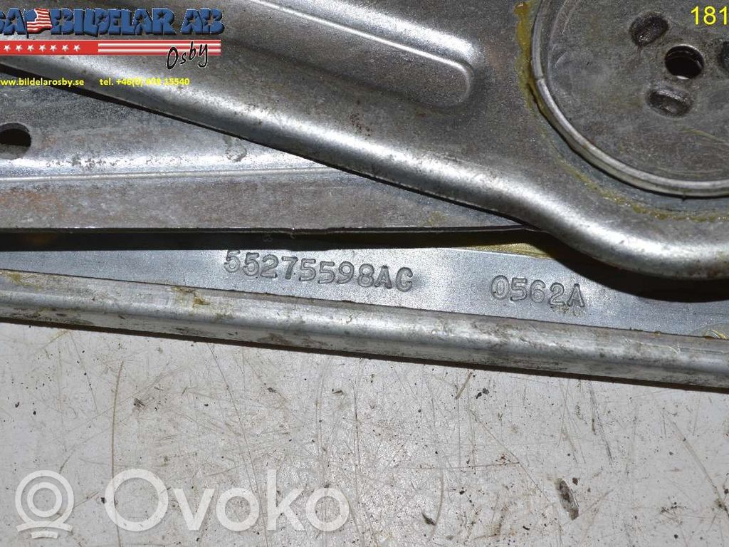 Dodge RAM Front door window regulator with motor 