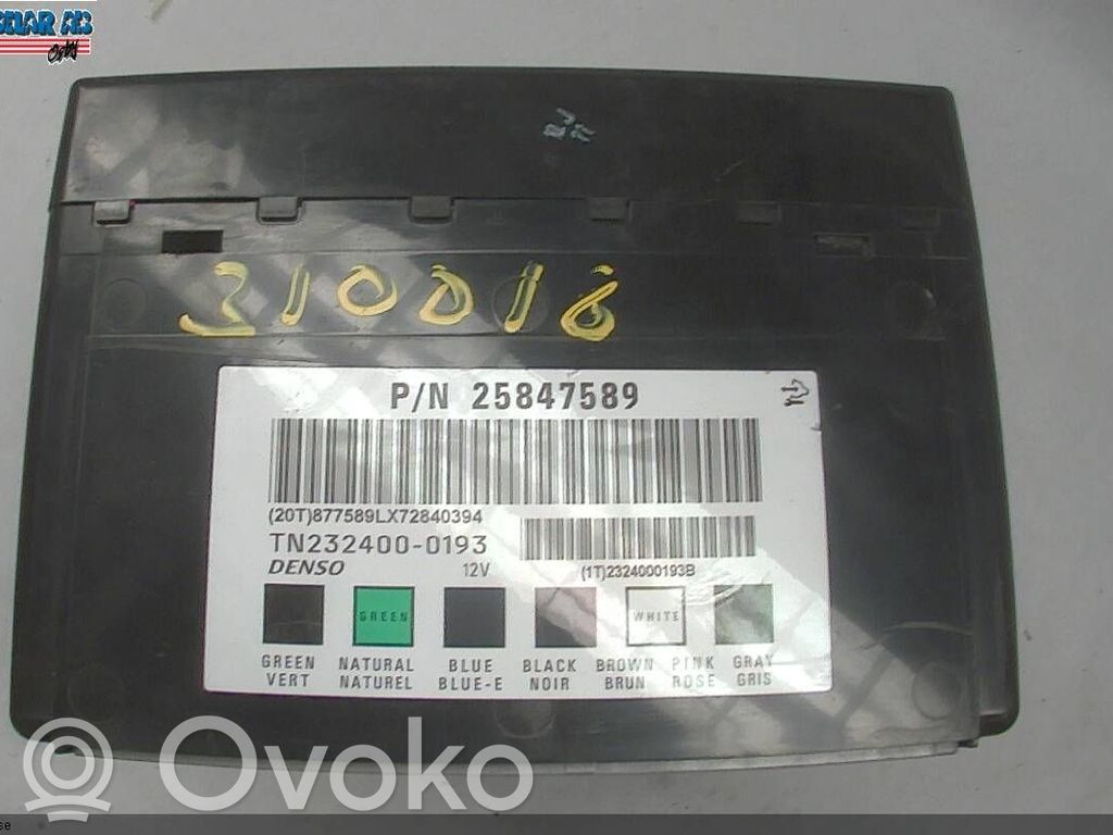 Cadillac SRX Modul de control caroserie central 
