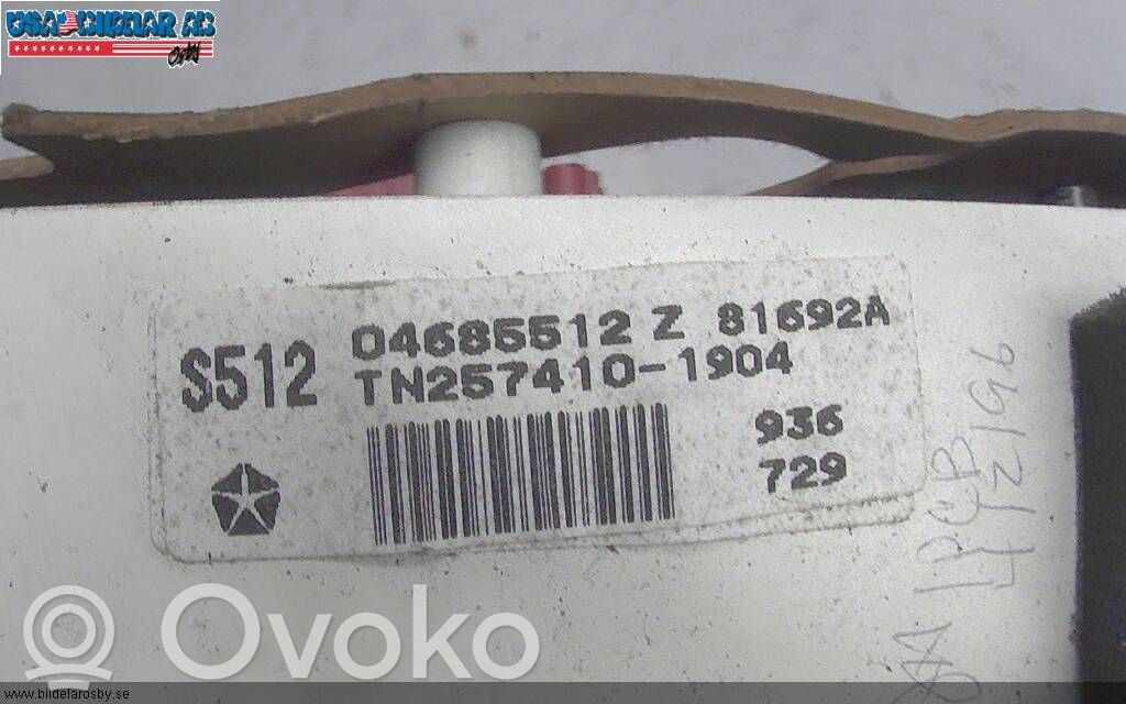 Chrysler Voyager Speedometer (instrument cluster) 