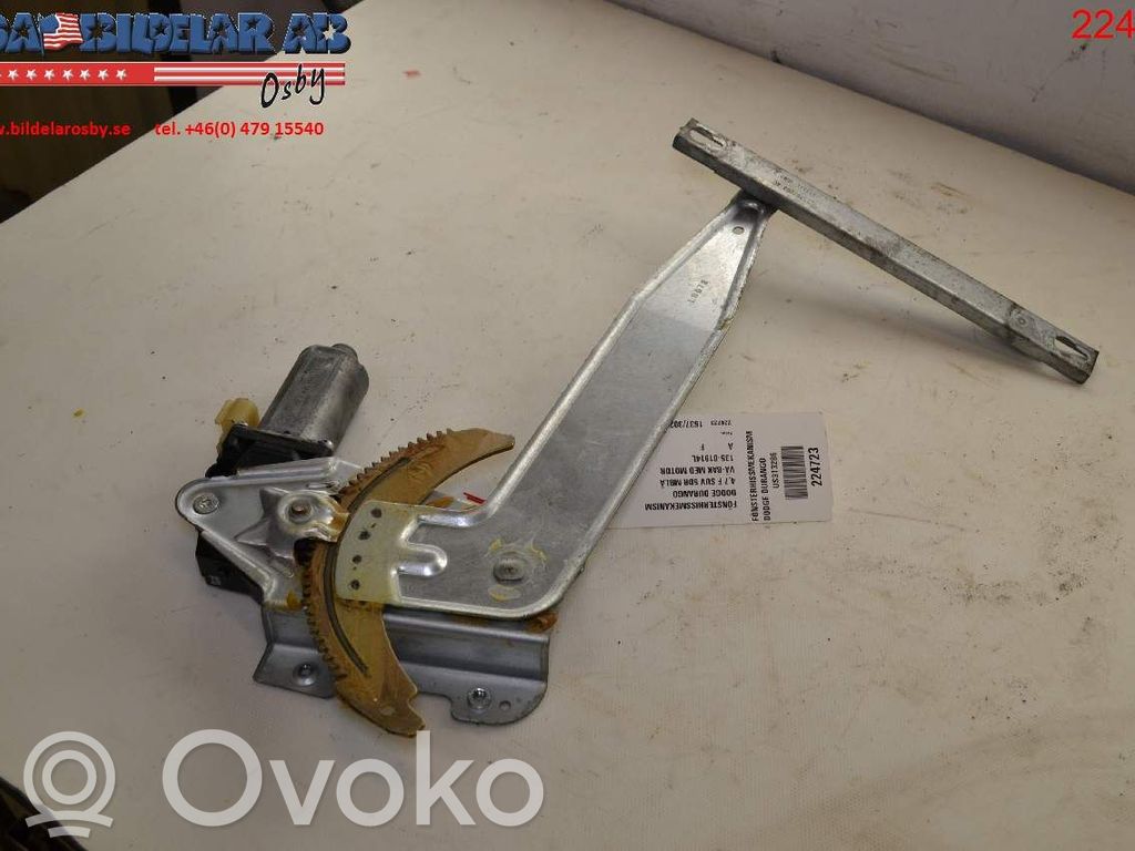 Rear door window regulator with motor   13501914L