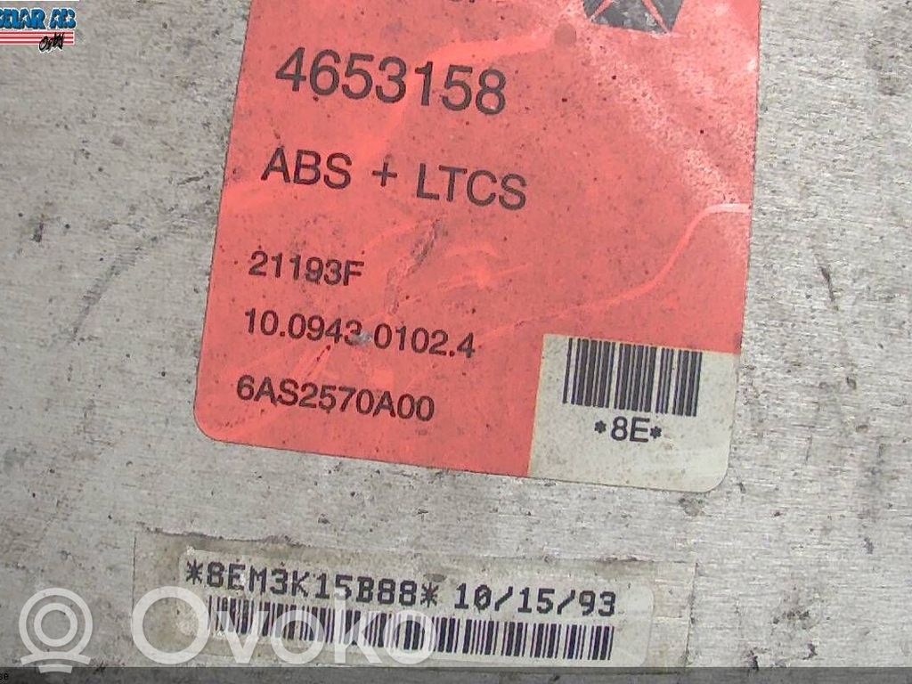 Chrysler Vision Unitate/modul control ABS 