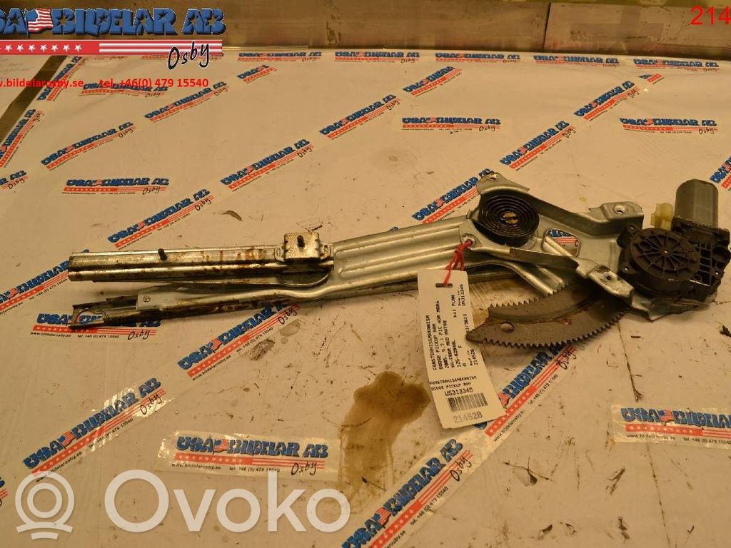 Dodge RAM Front door window regulator with motor 